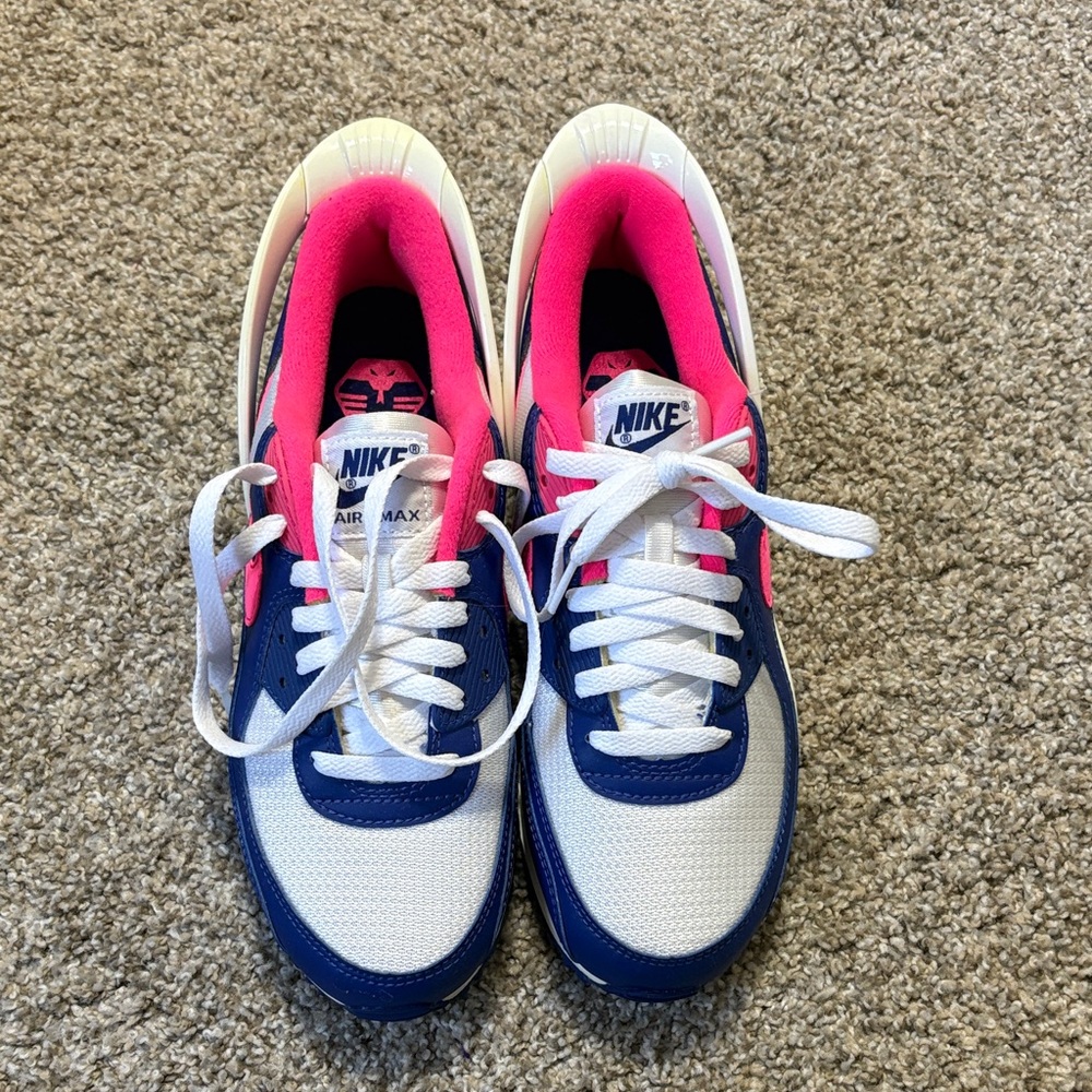 Nike  Air Max Sneakers - White, Blue, Pink